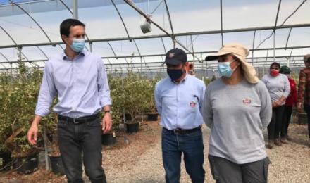 Ministro de Energía inaugura planta solar flotante más grande de Chile
